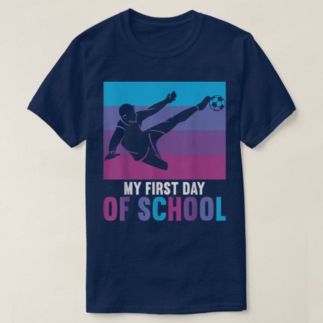 T-shirt Mon premier jour d'école 2022 1ère année retour à  (Design devant)