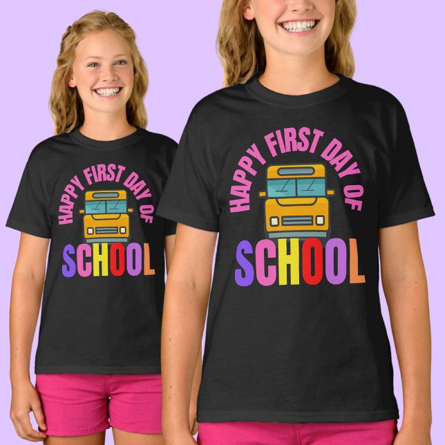 T-shirt Mon Premier Jour D'École De Retour À L'École (Créateur téléchargé)