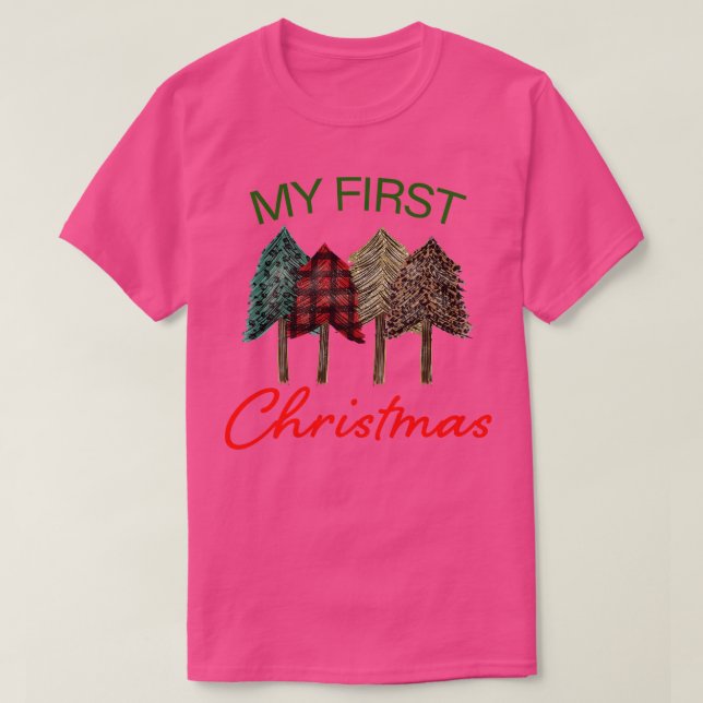 T-shirt mon premier noël 50 (Design devant)