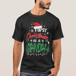 T-shirt Mon Premier Noël En Grand-Père, Mon Nouveau Gran