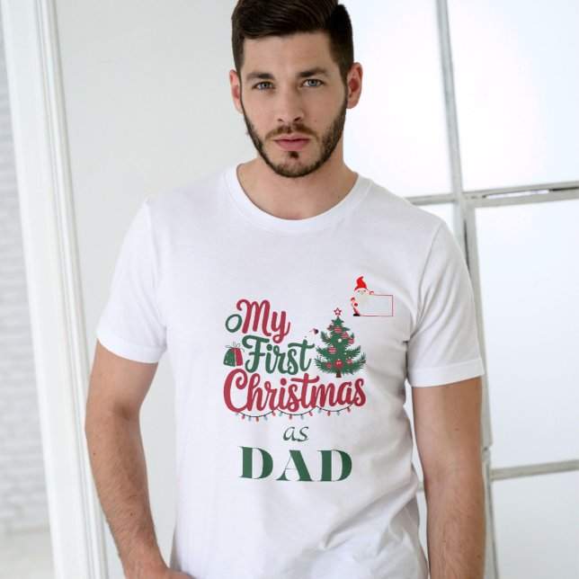 T-shirt Mon premier Noël en tant que papa (Créateur téléchargé)