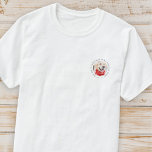 T-shirt Mon premier Noël pour toujours Accueil Moderne Pho<br><div class="desc">Ce design simple et classique est composé de typographie serif et d'ajouter une photo personnalisée. "Mon premier Noël dans ma maison à jamais" encercle la photo personnalisée.</div>