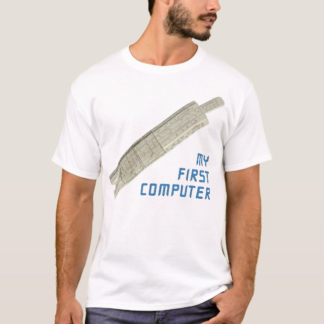 T-shirt Mon Premier Ordinateur (Devant)