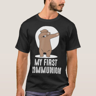 T-shirt Mon premier ours en Dabbing communion 1er