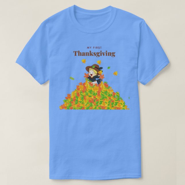 T-shirt Mon premier Thanksgiving1 (Design devant)