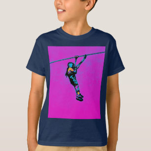 T-shirt Mon premier tour de Zipline - Ziplining