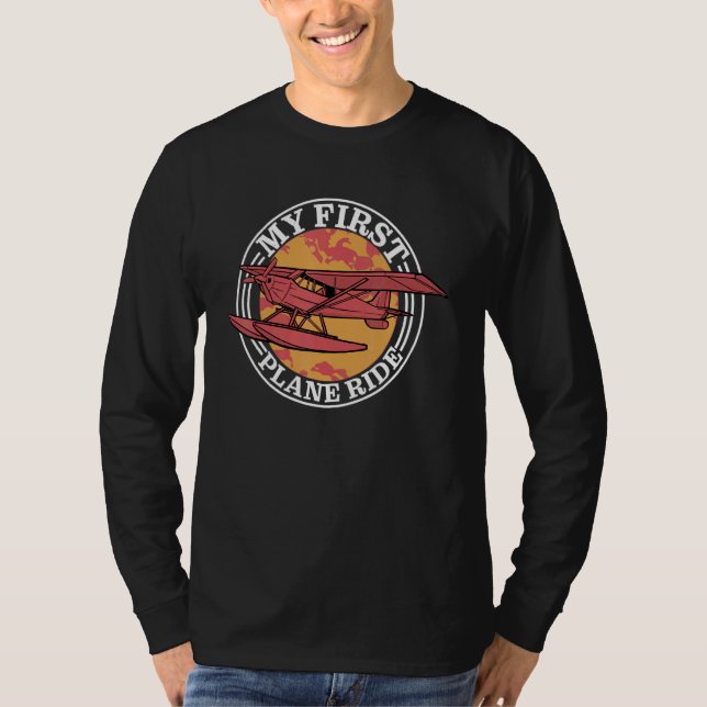 T-shirt Mon premier vol en avion         (Devant)