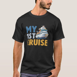 T-shirt Mon Premier Voyage De Croisière Famille Voyage De 