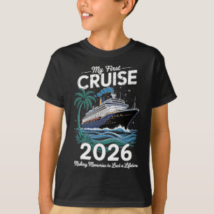 T-shirt Mon premier voyage en croisière 2026 Famille Vacan