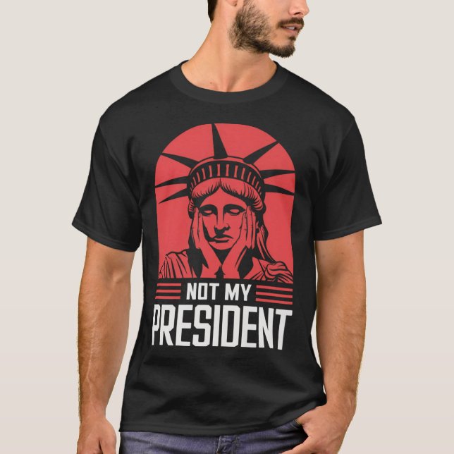 T-shirt Mon président n'empêche pas Trump de résister à l' (Devant)