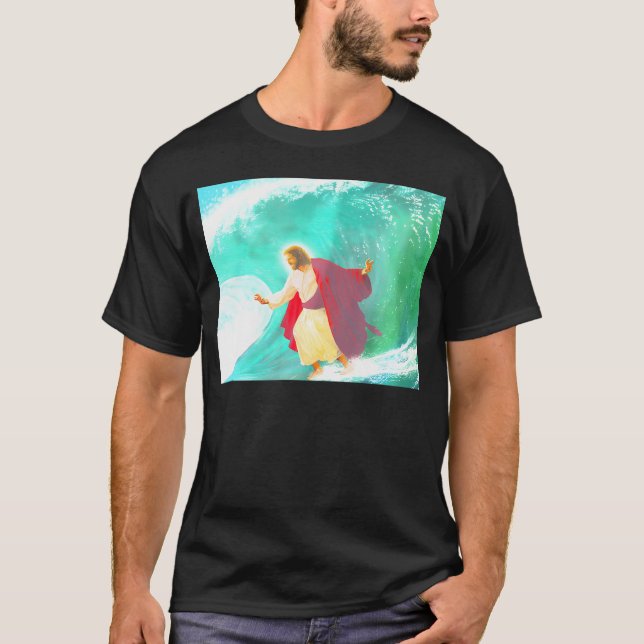 T-shirt Mon Problème Est Que Je Veux Suivre Jésus Slap Les (Devant)