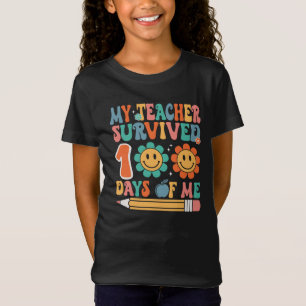 T-Shirt Mon professeur a survécu 100 jours de moi