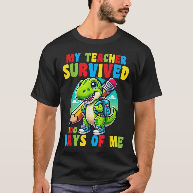 T-shirt Mon Professeur A Survécu 100 Jours De Moi 100E Jou (Devant)