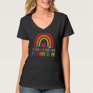 T-shirt Mon professeur a survécu 100 jours de moi 100e jou