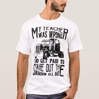 T-shirt mon professeur était mal que je deviens payé pour