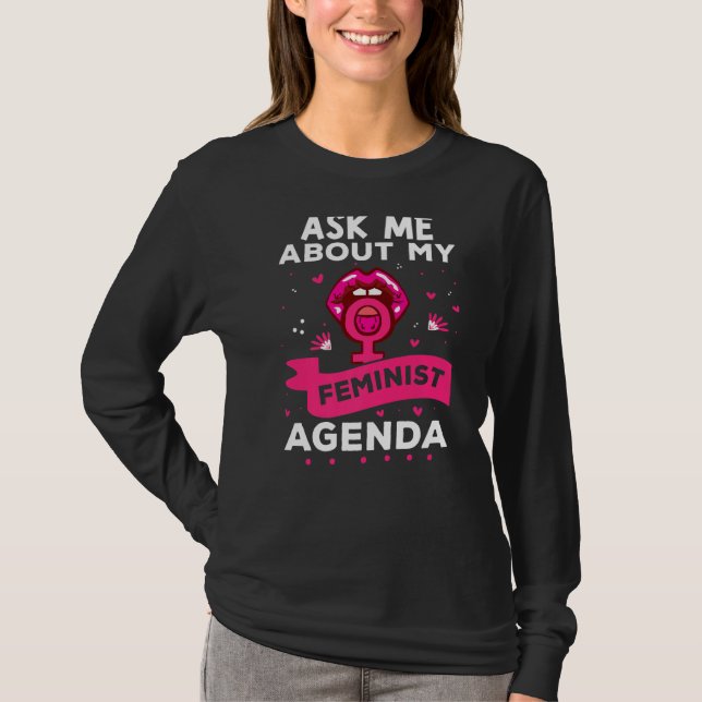 T-shirt Mon Programme Féministe Le Féminisme Pour Les Souf (Devant)