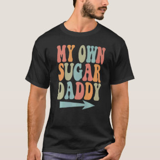 T-shirt Mon propre papa sucre style rétro Super dire