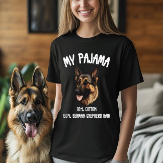 T-shirt Mon pyjama - 10% coton, 90% berger allemand cheveu