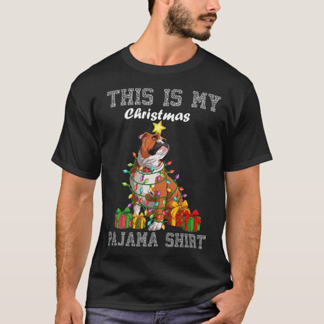 T-shirt Mon pyjama de Noël (Devant)