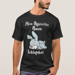 T-shirt Mon pyjama de nuit officiel de sommeil du lapin