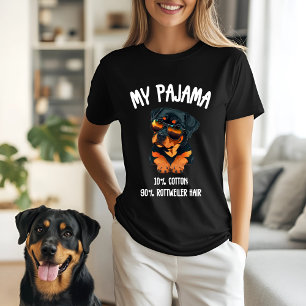 T-shirt Mon pyjama - Drôle cadeau de l'amant Rottweiler