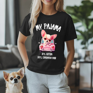 T-shirt Mon pyjama - mignon cadeau de Chihuahua Lover pour