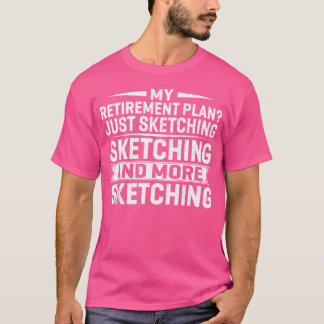 T-shirt Mon Régime De Retraite Ne Fait Que Croquer Et Plus