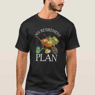 T-shirt Mon régime de retraite Retraité 2022 Humour Gard