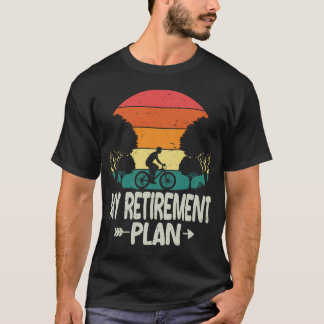T-shirt Mon Régime De Retraite Vélo Vélos équitation