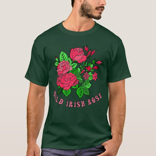 T-shirt Mon Rose irlandais sauvage (Devant)