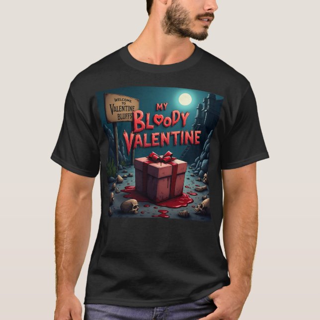 T-shirt Mon sanglant Valentine1 (Devant)