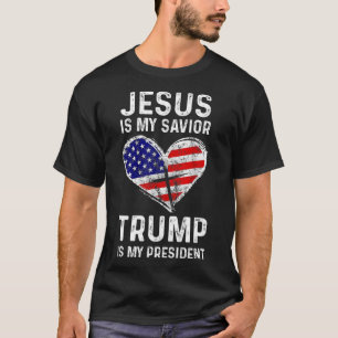 T-shirt Mon Sauveur Trump est-il mon président 2