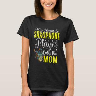 T-shirt Mon Saxophone favori m'appelle Maman Mignonne 1
