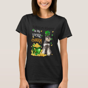 T-shirt Mon Schnauzer Miniature Est Mon Chic Chic Chatouil