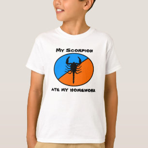 T-shirt Mon scorpion a mangé mon travail