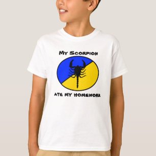 T-shirt Mon scorpion a mangé mon travail