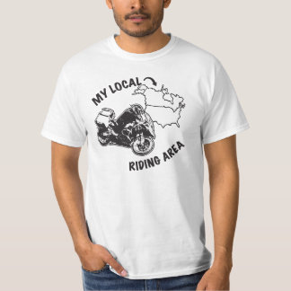 T-shirt Mon secteur de monte d'ADV locaux - j'ai été