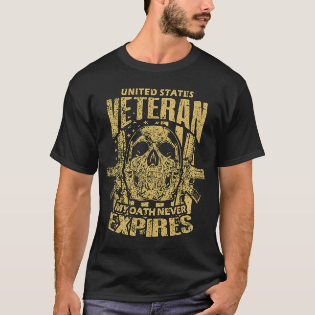 T-shirt Mon serment d'enrôlement n'a pas de date d'expirat (Devant)
