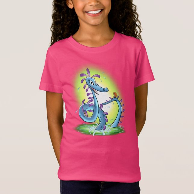 T-Shirt MON SERPENT DE MER par Jeff Willis Art (Devant)