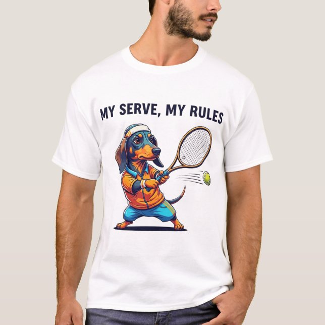 T-shirt Mon service, mes règles (Devant)