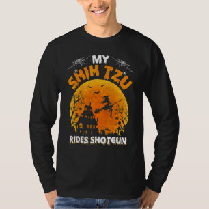 T-shirt Mon Shih Tzu monte en cabine  Chien Shih Tzu Hallo