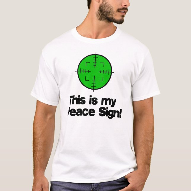 T-shirt Mon signe de paix ! (Devant)