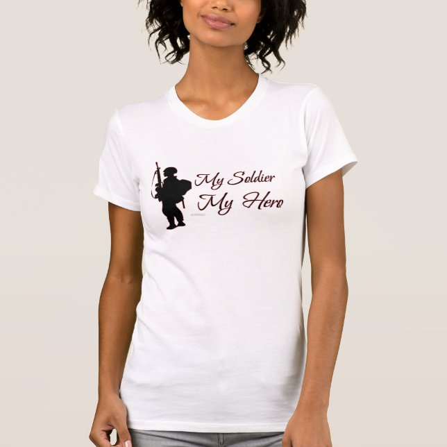 T-shirt Mon soldat mon héros (Devant)