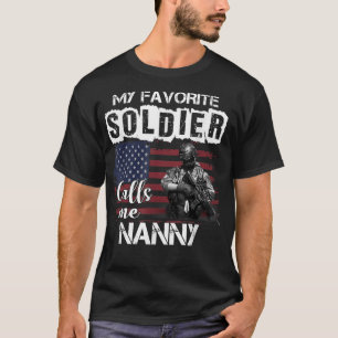 T-shirt Mon Soldat Préféré M'Appelle Vétérinaire De L'Armé