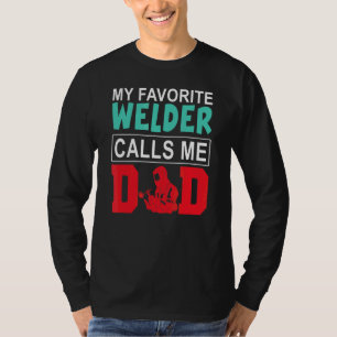 T-shirt Mon Soudeur Favori M'Appelle Papa Bonne Fête des p