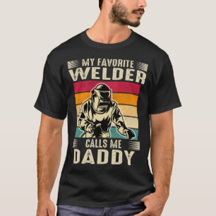 T-shirt Mon Soudeur préféré m'appelle soudure Vintage DADD