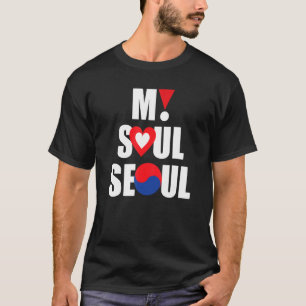 T-shirt Mon Soul Séoul Ville Séoul Corée du Sud Voyage & V