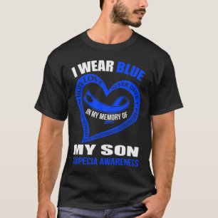 T-shirt Mon Souvenir De Mon Fils Alopécie Sensibilisation