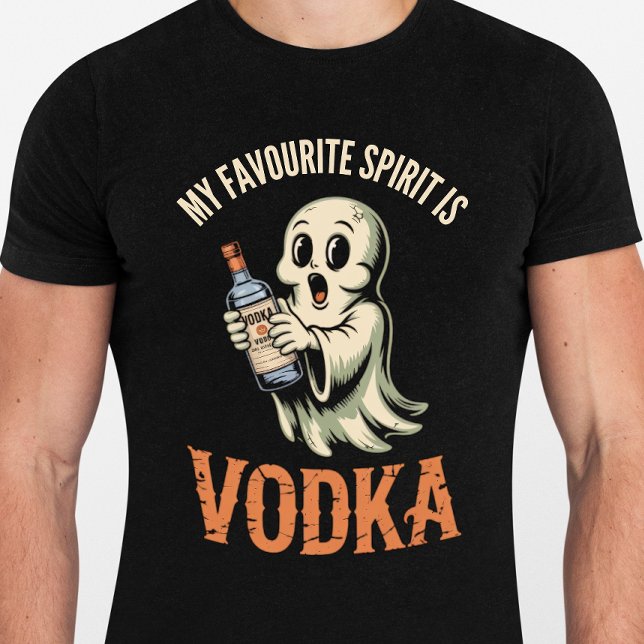T-shirt Mon Spirti favori est Vodka - Drôle Halloween (Créateur téléchargé)