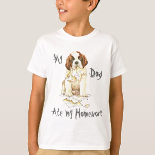 T-shirt Mon St Bernard a mangé mon travail